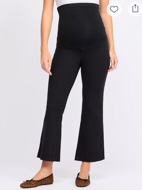 1822 Denim Women's Black Boot Cut Maternity 27” Jeans